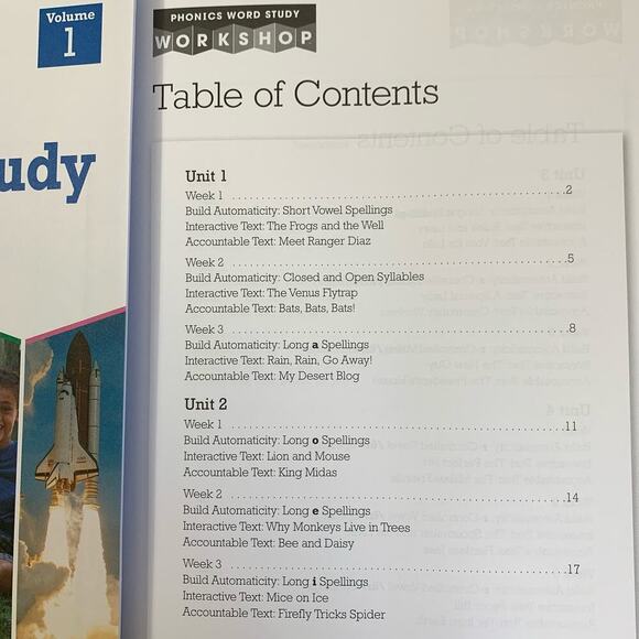 Homeschool Elementary Phonics My Word Study Benchmark Education Set Volumes 1&2 - Picture 6 of 12